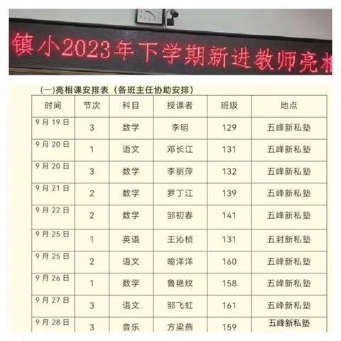 璞玉初琢，亮出风采——南江镇中心小学新老师亮相课