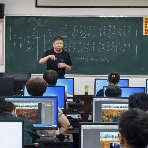 樊城区老年大学后期制作初级班上课花絮                                 2023.9.20