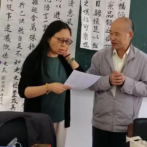 塔汇成校中级书法班