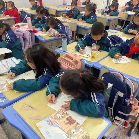富强小学2024年上期一、二年级美术社团