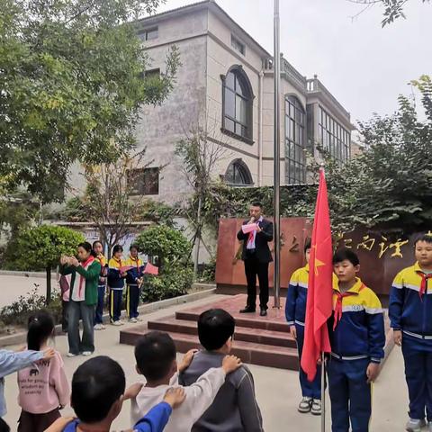 学习二十大 争做好队员——枣村乡第一中心小学2023级第一批新队员入队仪式