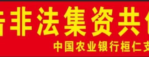 桓仁支行联合华来镇人民政府开展防范和打击非法集资活动宣传