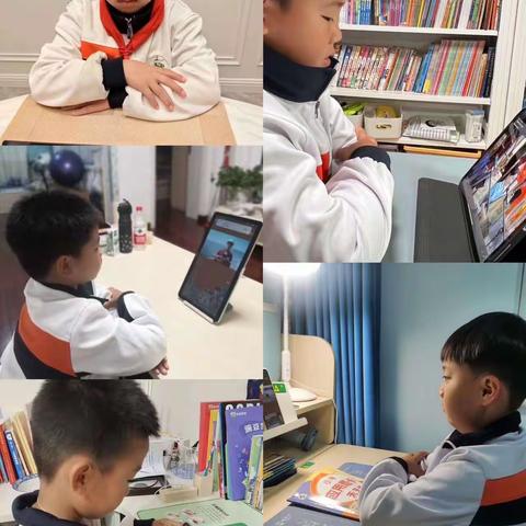 通辽市实验小学二年级同学观看主题云队课活动