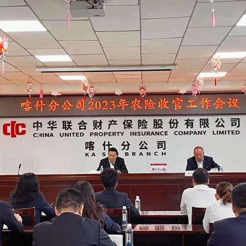 喀什分公司传达落实新疆分公司农险收官工作会议精神