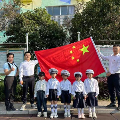 节约粮食，从我做起——嘉禾县幼儿园中一班升旗仪式