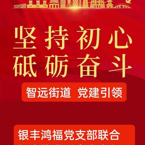 银丰鸿福党支部联合银丰物业联合党支部与大智控股集团党委开展党建共建活动