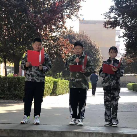 “建优良学风，塑勤学之魂”——大槐树教育集团园区校区升旗仪式