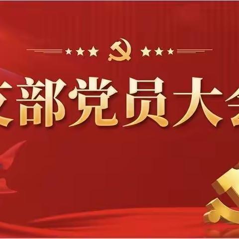 2023年支部党员大会