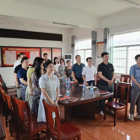 学习二十大，奋进新征程——农科所中心学校“七一”主题党日活动