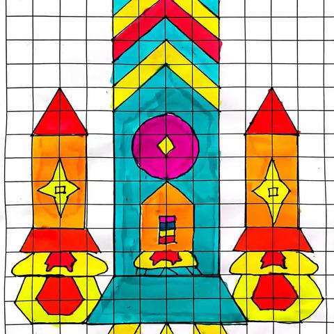 绘数学之美 展创意之妙——西安市东元路学校五年级数学创意作业展