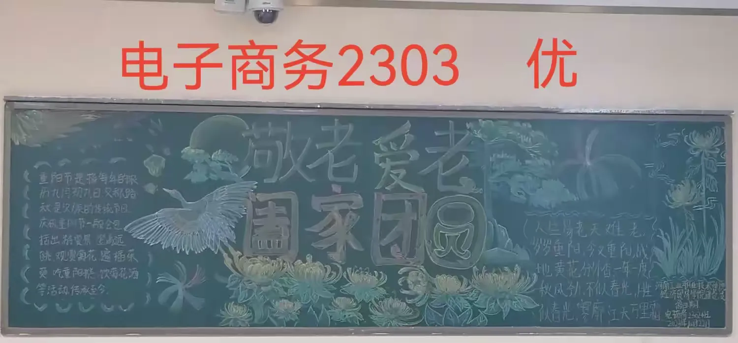 简篇-“九九重阳,感恩敬老”后黑板报总结