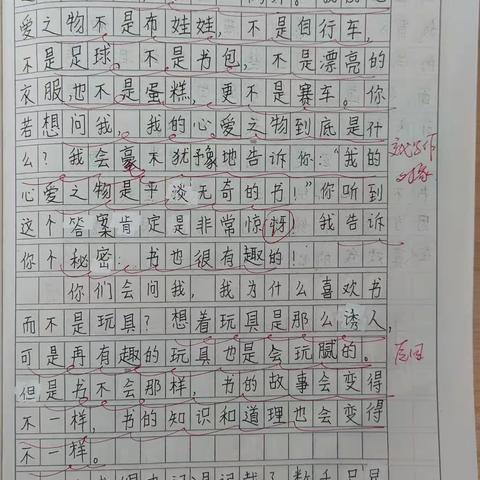 《我的心爱之物》习作专栏二