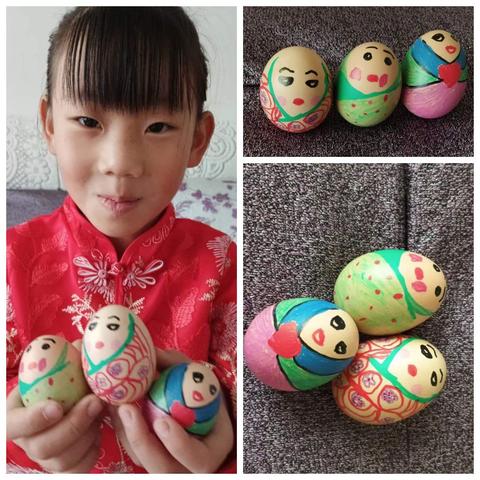 经棚第二小学一年级三班﻿ “绘彩蛋，明习俗”活动