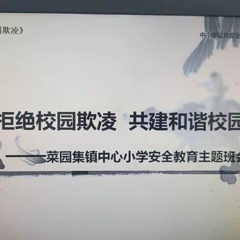 菜园集镇中心小学校园欺凌