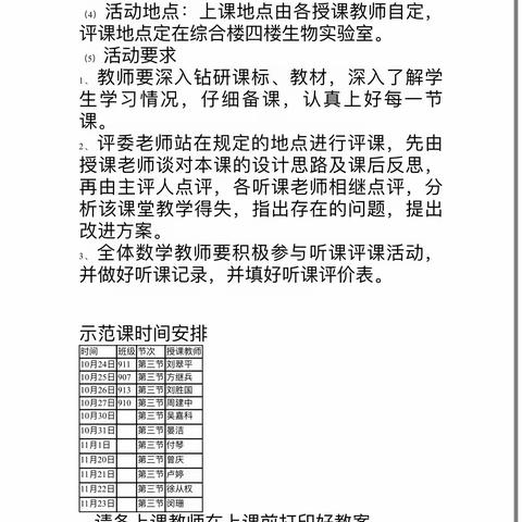 赛课促成长 精彩齐绽放—孝昌县第一初级中学“新课标、新教材、新课堂”初中数学课堂教学竞赛