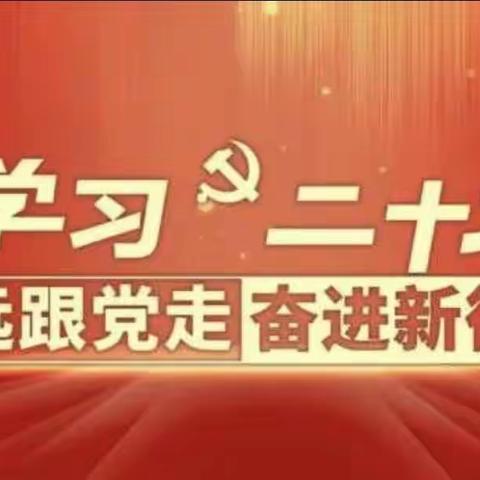 学习二十大                                   永远跟党走                                   奋进新征程