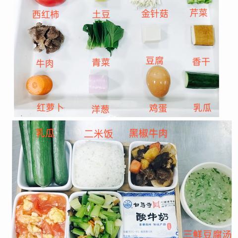 洛阳坤强餐饮6月第一周食谱