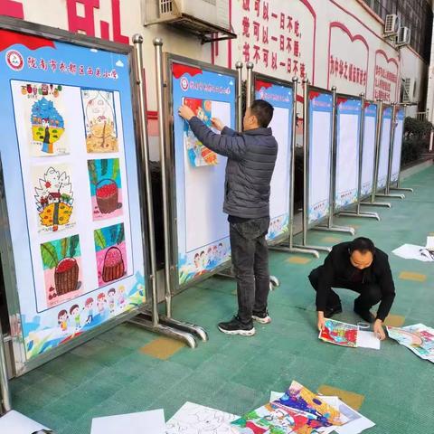 “心灵手巧展风采 翰墨丹青绘童年” —— 西关小学举办学生书画展