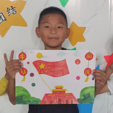 【周家庄小学】小小画笔绘出浓浓爱国情