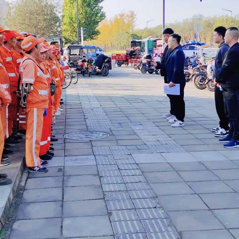 积极开展城市道路保洁工作﻿