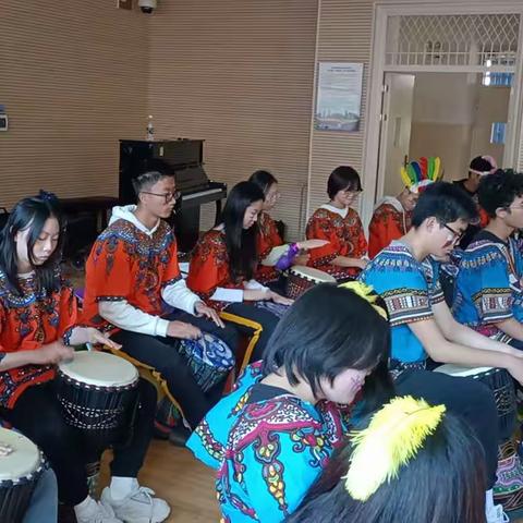 西联紫荆非洲鼓体验