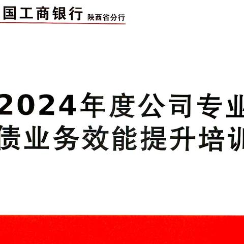 公司部举办2024年度公司专业负债业务效能提升培训班