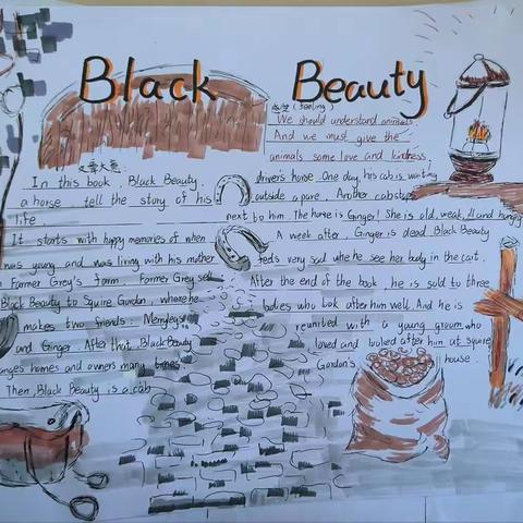 成长12班 Black beauty读书小报