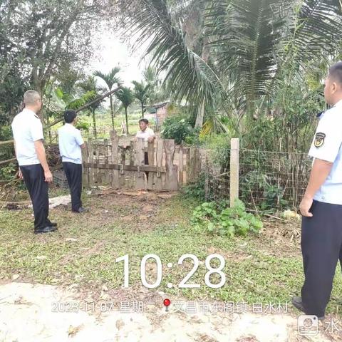 龙楼工作组开展执法巡查工作（2023年11月7日）