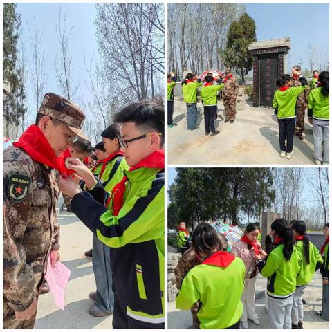 【乡村振兴，陶庄学区在行动】铭记历史传精神，缅怀先烈做先锋