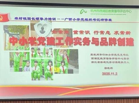 中小学党建工作实务与品牌创建——以“四常”策略绘就教育发展红底色