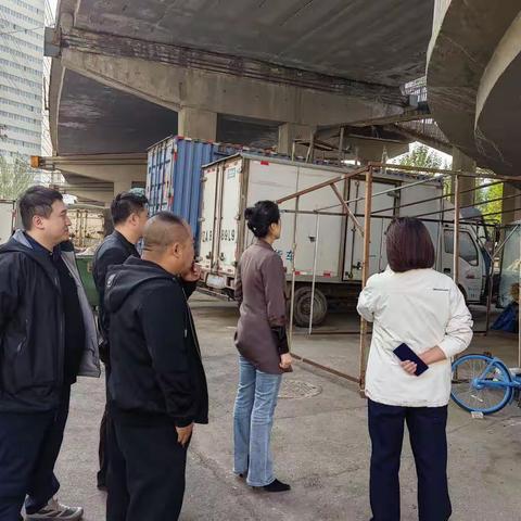 华山街道二级路长到社区检查