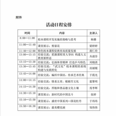 2023.5.15威海市校本课程教学研讨