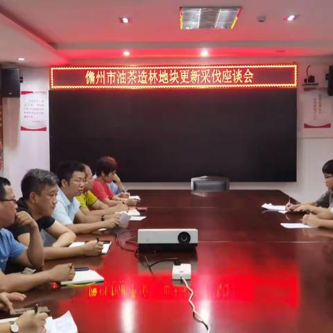 儋州市召开油茶造林地块更新采伐座谈会