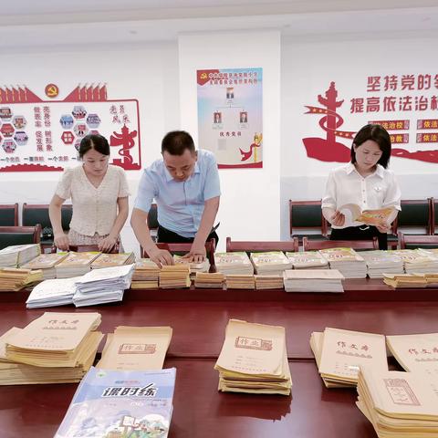 落实“双减”抓常规，提质增效促教学——鄢陵县海棠路小学开展期末教学常规检查活动