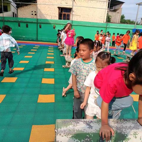 水口幼儿园大班6月13日在园情况