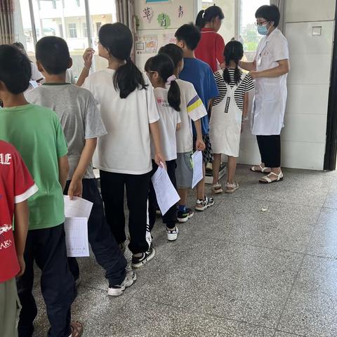 健康体检，助力教学——记珠田中心小学健康体检