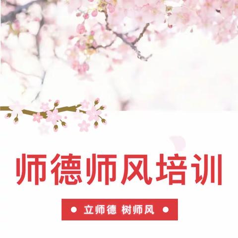 立师德   树师风——师德师风专题培训