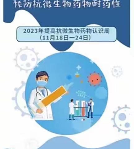 2023合理用药中国行动--齐心协力，预防抗微生物药物耐药性