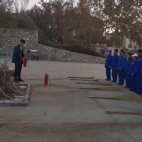 消防演练 | 消防安全始于心，防范未“燃”起于行—峡山区域峡山水库管理服务中心项目开展消防演练活动