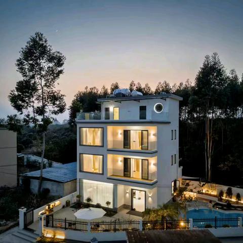 从化【93号小院】高端轻奢6房12床🌈泳池民宿