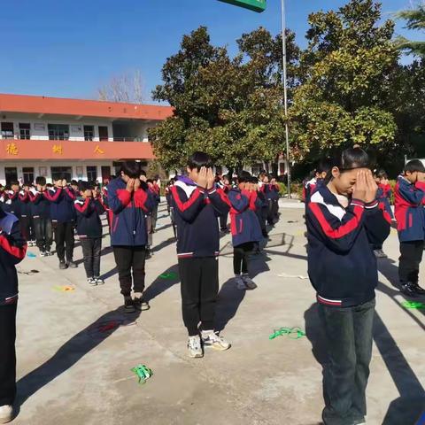 “阳光健康，拼搏向上”——阳光儿童青少年，记留庄镇各小学最美大课间活动。