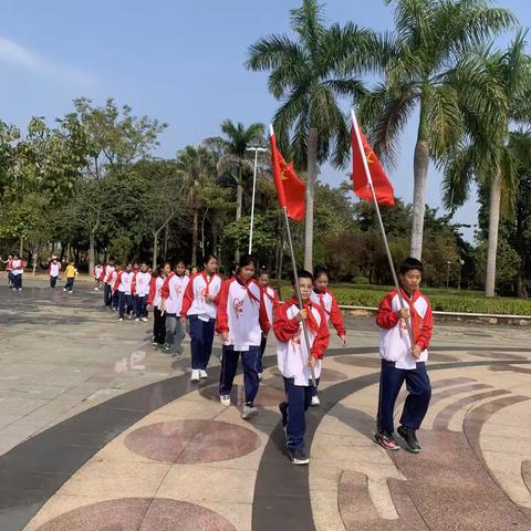 “不负金秋好时光，研学实践促成长”江州区第一小学六（8）班参观崇左市壮族博物馆秋季研学活动