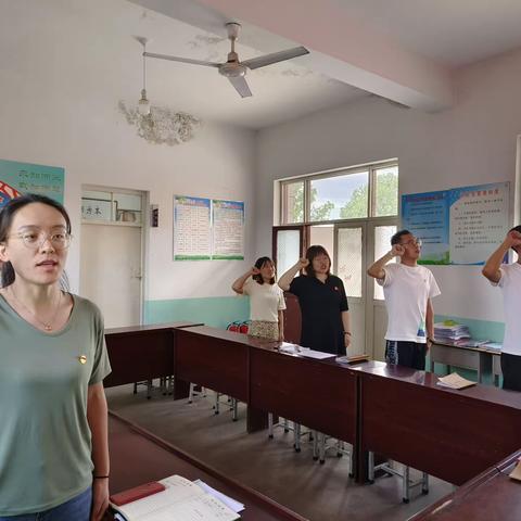 “喜迎二十大，奋进新征程”—梗壁小学党支部6月份主题党日活动