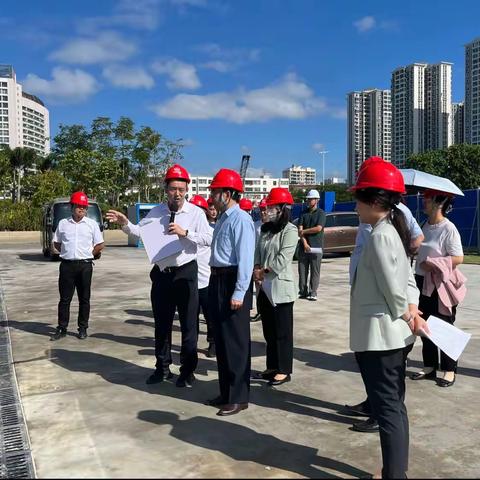 海南省省委常委、宣传部部长王斌一行赴海南文艺中心项目调研指导工作