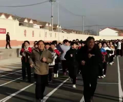 鸣奏青春旋律，抒写运动乐意 —沂南县铜井中学冬季长跑 启动仪式