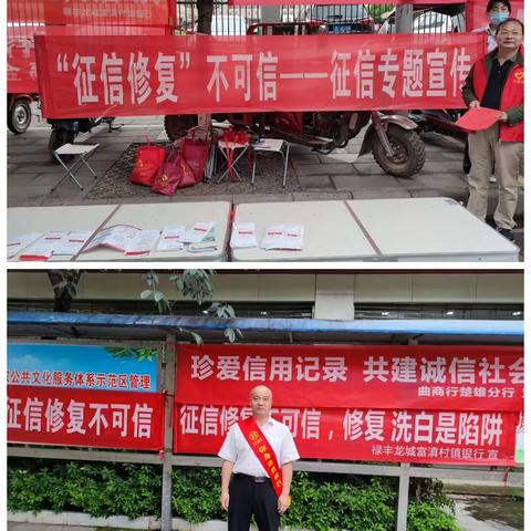 工商银行禄丰支行多渠道积极开展“6.14信用记录关爱日”主题宣传活动