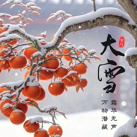 双减进行时：大雪寒，岁暮欢——北贾村小学二十四节气之大雪