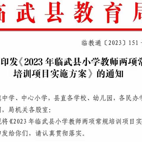 网络研修拓视野，专业提升重实效——记临武县小学教师“两项常规”线上培训