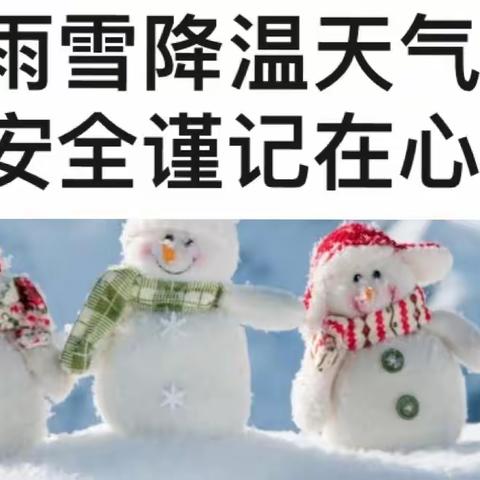 寒潮来袭 温暖守护——启智幼儿园暴雪低温天气温馨提示