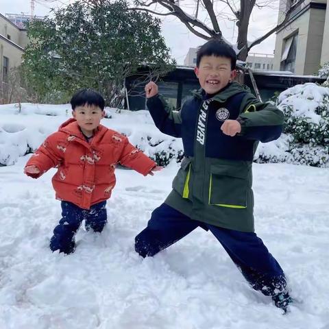 初冬的雪，如约而至，邂逅最美童年                                       —瑞锦小学二年级